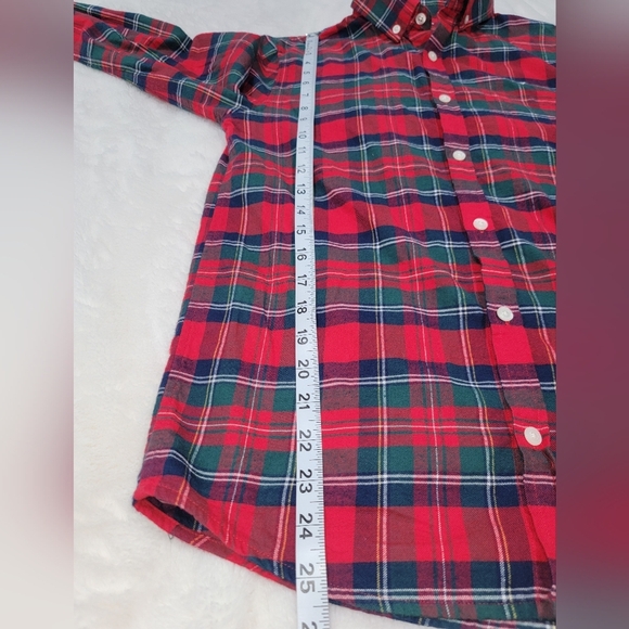 Vineyard Vines Red and Green Plaid Button Down Shirt - Picture 5 of 9